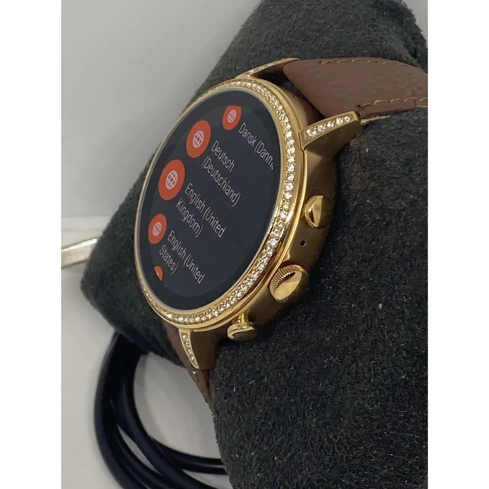Fossil Gen 4 Authentic Digital Dial Smart Watch Custom Band FTW6015 AB466